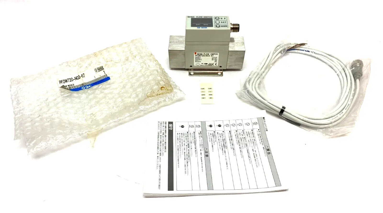 New | in-Stock SMC IFW/PFW Digital Flow Switch Integrated Sensor Pressure Switches Michigan US | Maverick Industrial Sales #1389233