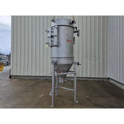 Used 2000 CFM Flexicon 316 Stainless Steel Pulse-Jet Filter Receiver 290 Sq/ft
