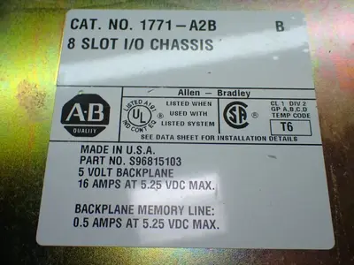 USED ALLENBRADLEY 1771A2B