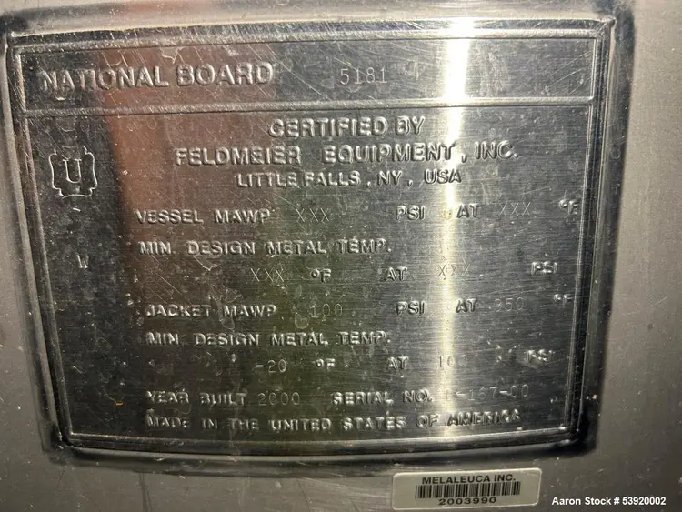 Used FELDMEIER _UNKNOWN_ Steel Tanks Illinois US | Aaron Equipment 5 #92773