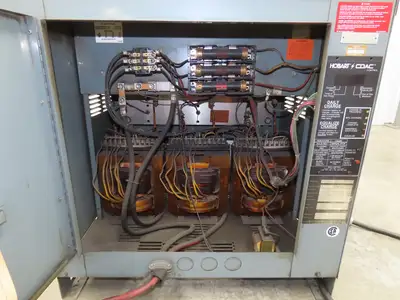 Hobart 725C324 Forklift Battery Accu-Charger 48V 601-725Ah 145A 208/240/480V 3Ph