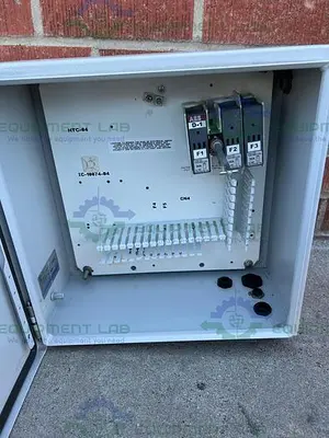 USED INDUSTRIAL CONTROL PANEL 1244250 STANDARD ENCLOSURE 9" X 15.5" X 16"