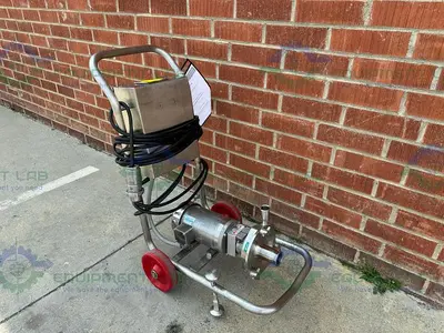 USED FRISTAM FPX731-160 CENTRIFUGAL PUMP W/STAINLESS 1 1/2 HP MOTOR, 480V, CONTROLLER