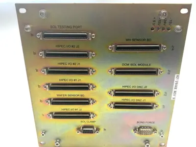 Used ASM Rev D Bonding Machine Motion/Sensor Interface Connection Unit PLC Processors Michigan US | Maverick Industrial Sales #1389621