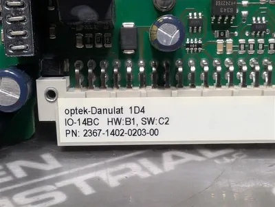 Optek IO-14BC Photometric Converter Input / Output Board 2367-1402-0203-00 Used