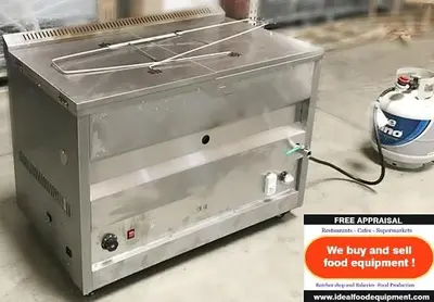 60 litre thermostat deep fryer - outdoor use only - great for fish - donuts - bulk frying