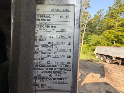 Used 2000 KENWORTH T800 Dump trucks Ohio US | Proxy Equipment #1381793