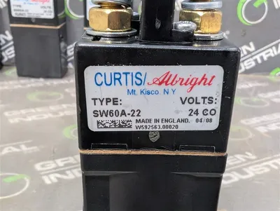Lot of 5 Curtis / Albright Type SW60A-22 Single Pole / Throw NO Contactors Used