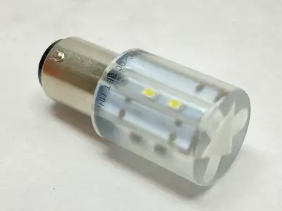 USED SIEMENS 50MM STEADY-LIGHT ELEMENT RED 12-230V W/ LED BULB