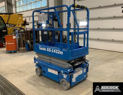 New | in-Stock 2026 GENIE GS-1432M E-DRIVE SCISSOR LIFT Scissor Lifters Alberta CA | Adcock Equipment #1417630