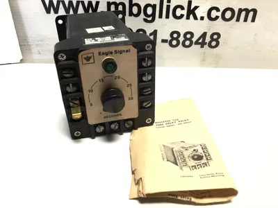 EAGLE SIGNAL BULLETIN 158  TIME DELAY RELAY CG500 SERIES ON DELAY