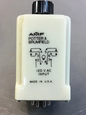Potter & Brumfield CKB-38-71064 Time Delay Relay 0.6-60 Sec. 10A 4C