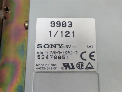 Allen Bradley / SONY 6189-FD144 Floppy Drive Assembly MPF920-1 Used