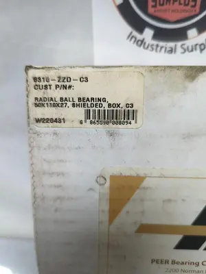 New | in-Stock PEER 6310-ZZD-C3 Bearings | Surplus Asset Holdings #1196473