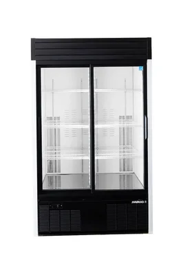 181-0002 Habco SE42HC Sliding Glass Display Self-Contained Cooler