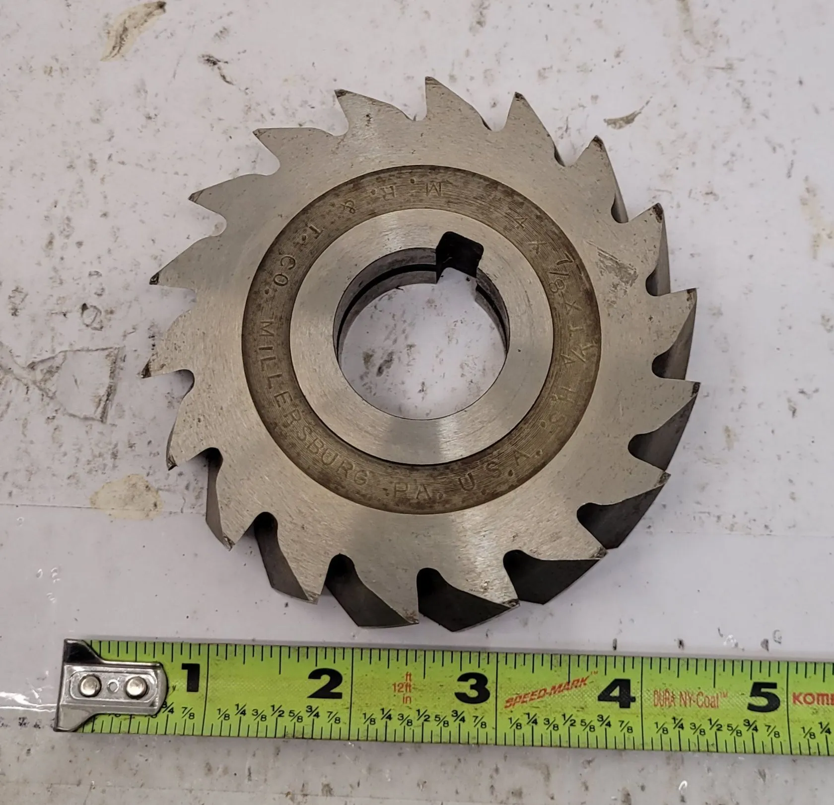 USED M.R. & T. Co HSS Slitting Saw Mill