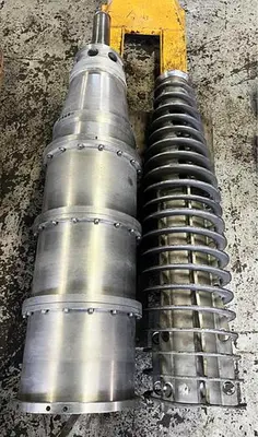 Alfa-Laval FPNX 418B-11G tricanter rotating assembly, 316SS.