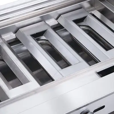New | in-Stock Dukers New Dukers DCCB36 36 in. W Countertop Charbroiler Chargrill Grill 105,000 BTU Broilers Illinois US | Falcon Restaurant Supply #1376310