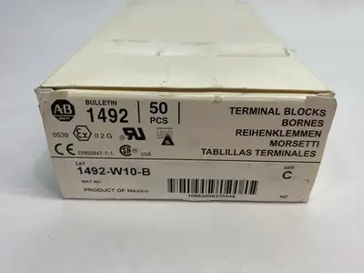 USED ALLEN-BRADLEY SER. C TERMINAL BLOCK, BLUE