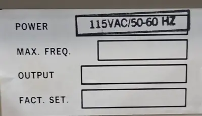 Brooks Instrument Division 4023-1B1A1 115Vac/50/60Hz loc3D35