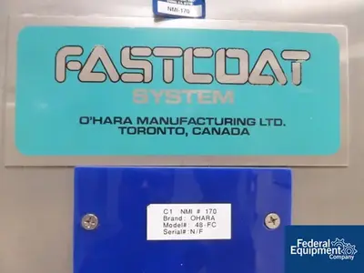 USED O'HARA 48" O'Hara FastCoat Coating Pan, S/S