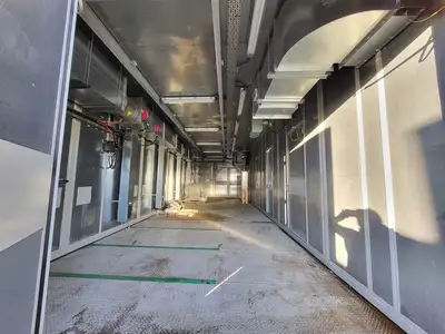 Insulated Sound Attenuated Enclosure - 44.5' x 14' x 13'