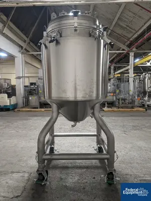 USED A&M Process 500 Liter A&B Process Receiver Tank, 316 S/S, 44/150#