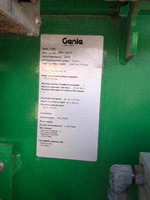 Used 2016 Genie S-85 Aerial Work Platforms Florida US | Stack Equipment #1481492