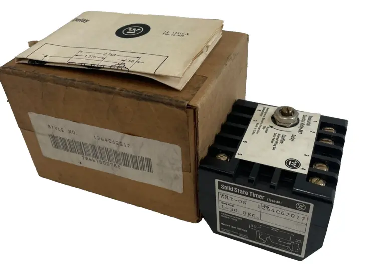 New | in-Stock WESTINGHOUSE 1264C62G17 Timers | SB Industrial Supply #846732