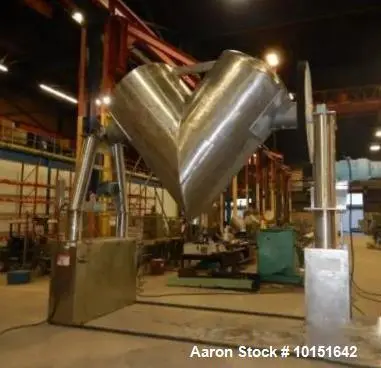 Used PATTERSON KELLEY 125 CUBIC FOOT Double Cone - V Mixers Illinois US | Aaron Equipment #1456841