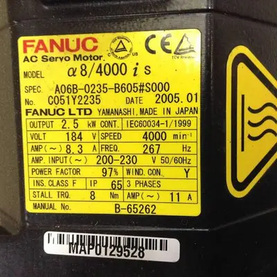 USED FANUC A06B-0235-B605/S000
