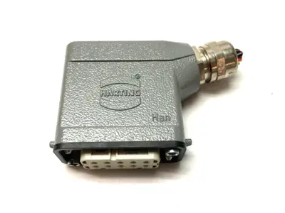 Used HARTING HAN A HOOD LC 2 PEGS M20 W/ INSERT HAN 10A-BU-S Inserts (Misc) | Maverick Industrial Sales #1105321