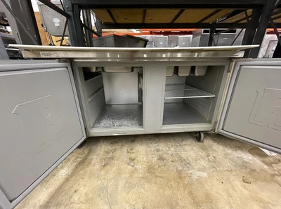 130-0127 Randell 9040K-7 60” Self Contained Sandwich Prep Table