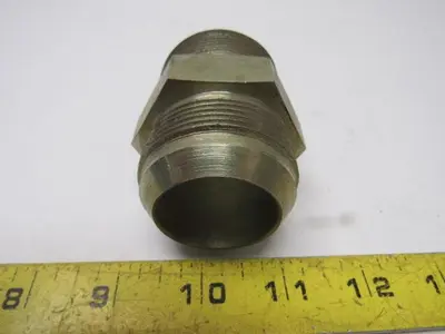 Male 37 Degree 24 JIC x 1-1/2"NPT Male NPT Steel Adapter Fitting