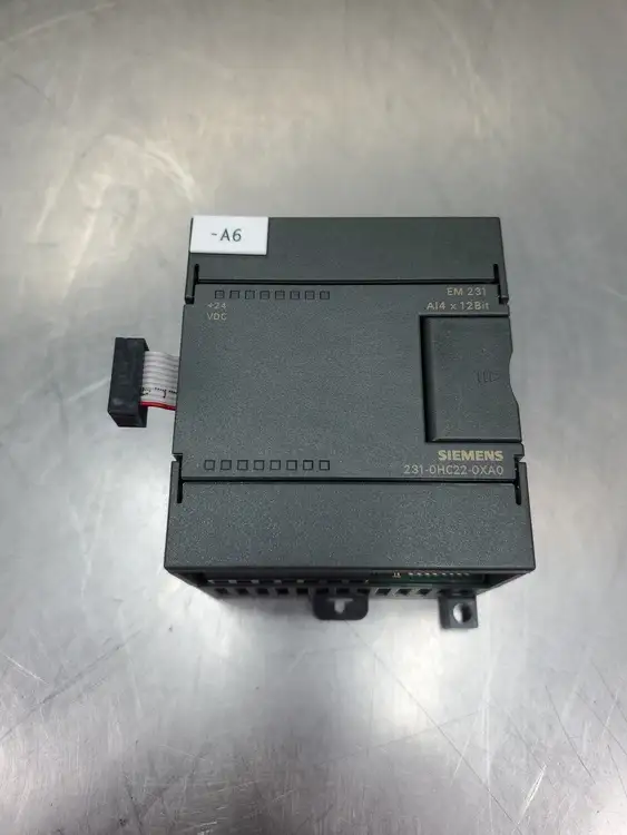 Used Siemens 6ES7 231-0HC22-0XA0 EM231 I/O Module, 21-28VDC PLC Processors | Palmetto Automation #1155840