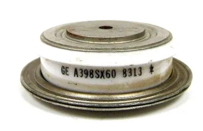 USED LOT OF 2 GENERAL ELECTRIC A398SX60-8313 THYRISTOR A398SX608313
