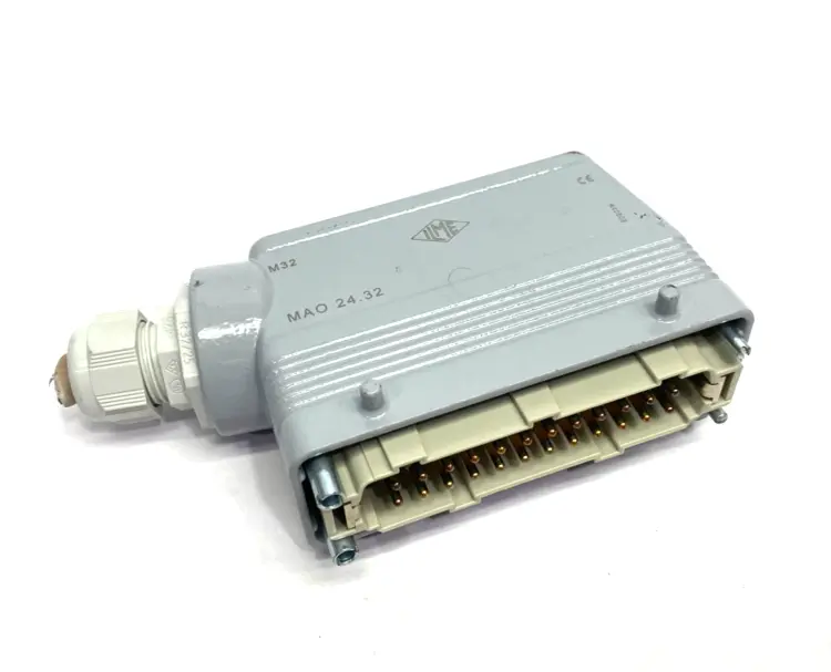 Used ILME CABLE HOOD, TYPE C, 4-PEGS W/ 24-PIN MALE INSERT Cable & Wire | Maverick Industrial Sales #1105291