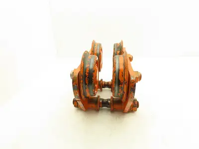 Yale 2 Ton Hoist Plain Push Trolley 3.25"-5.5" Flange 4000 Lb