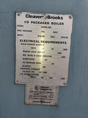 Used CLEAVER BROOKS CB700-200-15 Boilers North Carolina US | C3 SURPLUS LLC #1324769