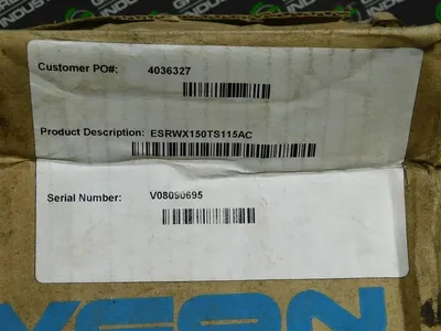 Valvcon ESRWX150TS115AC Electric Actuator Reversing Operation Duty 80% New