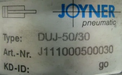 NEW JOYNER DUJ-50/30 CYLINDER DUJ5030