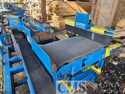 USED 2021 BAKER MODEL C SINGLE HEAD RESAW WITH CANT TURNAROUND