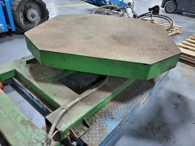 SYNERGY MODEL 1.5 SEMI-AUTO STRETCH PALLET WRAPPER  WITH WEIGHT-TRONIX SCALE: YOBRO #24715