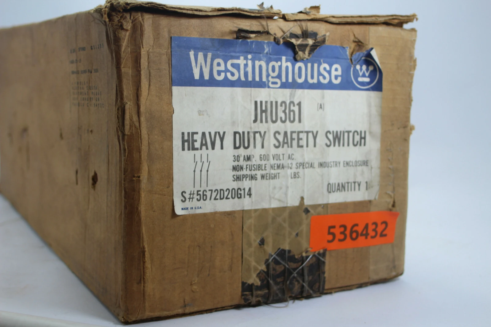 New | in-Stock Westinghouse JHU361 Disconnects California US | Davliegogo LLC #1707899