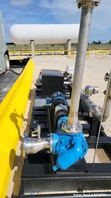 Unused LACT Hydraulic Pump Unit | 200 GPM @ 45 PSI | Viking Q4127A Pump | 10 HP Motor | 3” Stainless Piping | Static Mixer, Valves & Meter | Skid-Mounted | Built 2021