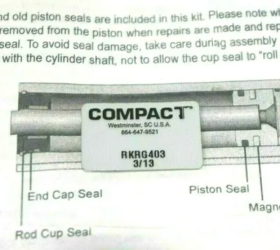NEW COMPACT RKRG403 UNIVERSAL SEAL KIT