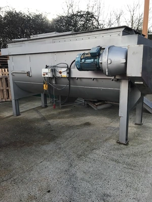 4,300L M/S U Trough Mixer 22 kW