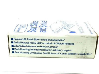 NEW SEALED GARELICK 75368-28 LOW PROFILE SEAT SLIDE AND SWIVEL 7536828