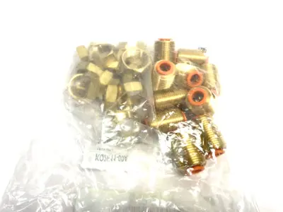 NEW SMC BRASS BULKHEAD UNION FITTING 3/8" OD TUBE
