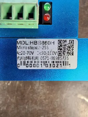 HBS860H Closed Loop Servo Motor Driver Hybrid Step Servo Drive with RS232 Port